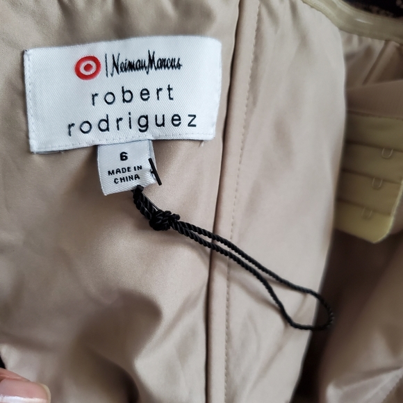 NEW Robert Rodriguez Women's Fit & Flare Dress Size 6 Black LBD Lace Cocktail - Picture 5 of 7